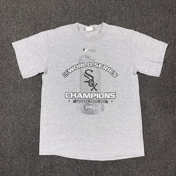 Vintage Y2K 2005 Chicago White Sox World Series Champions T Shirt Adult Sz Small - Picture 1 of 6
